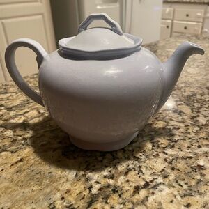 1950s societa ceramica italiana laveno blue teapot